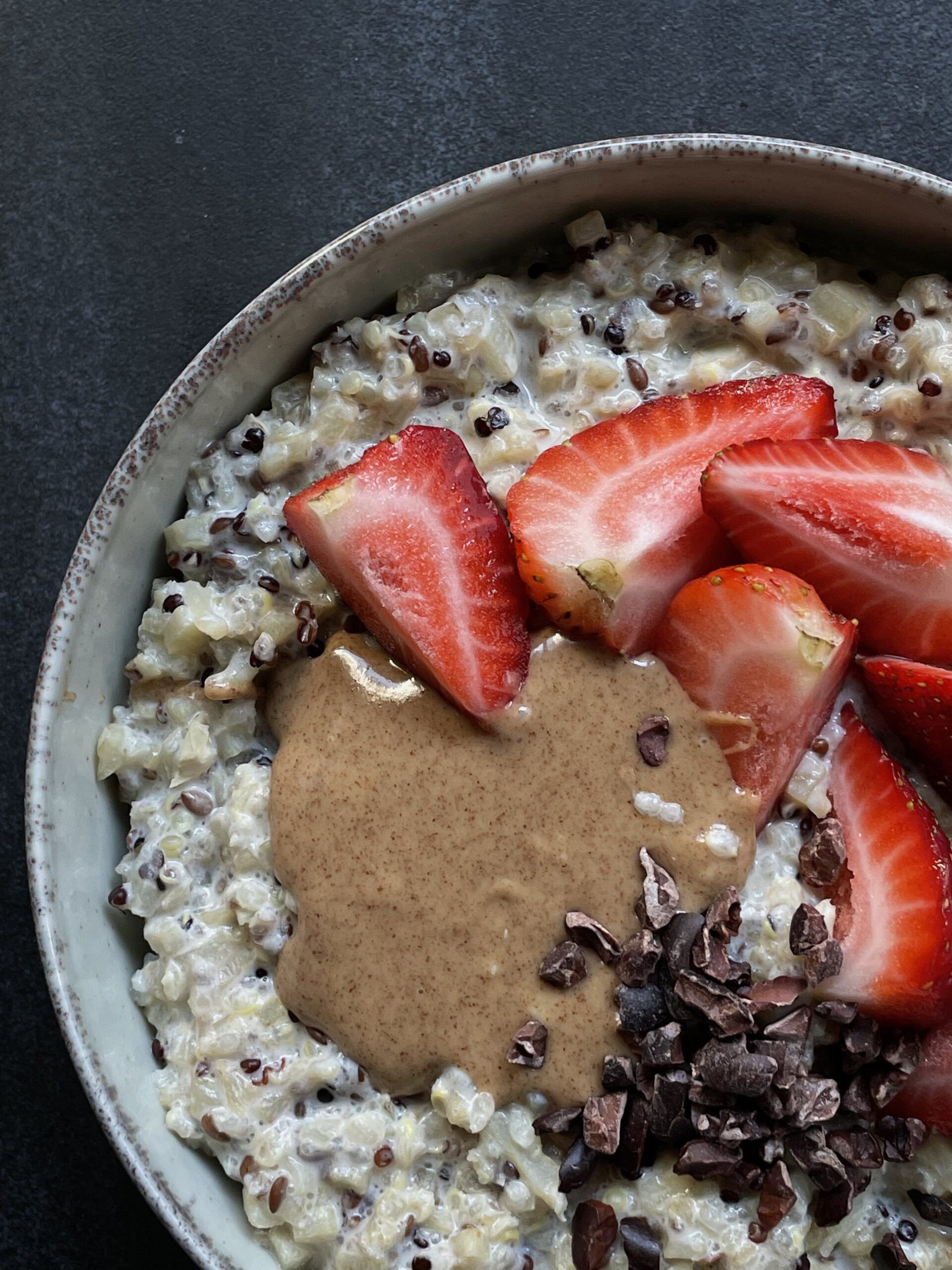 Signature quinoa oatmeal Asia Rosso, MS, RD